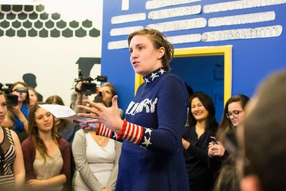 Actress Lena Dunham faces negative repercussions as a result of her support for Hillary Clinton. 