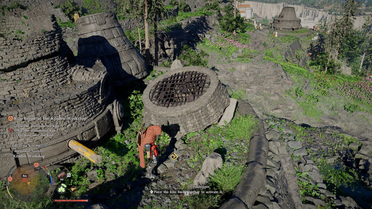 Crimson Desert kiln repair - Vent piece