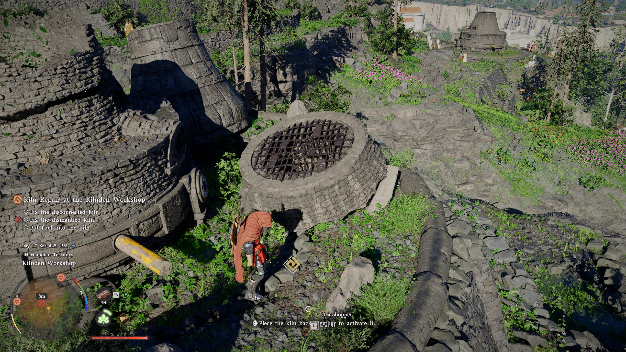 Crimson Desert kiln repair - Vent piece