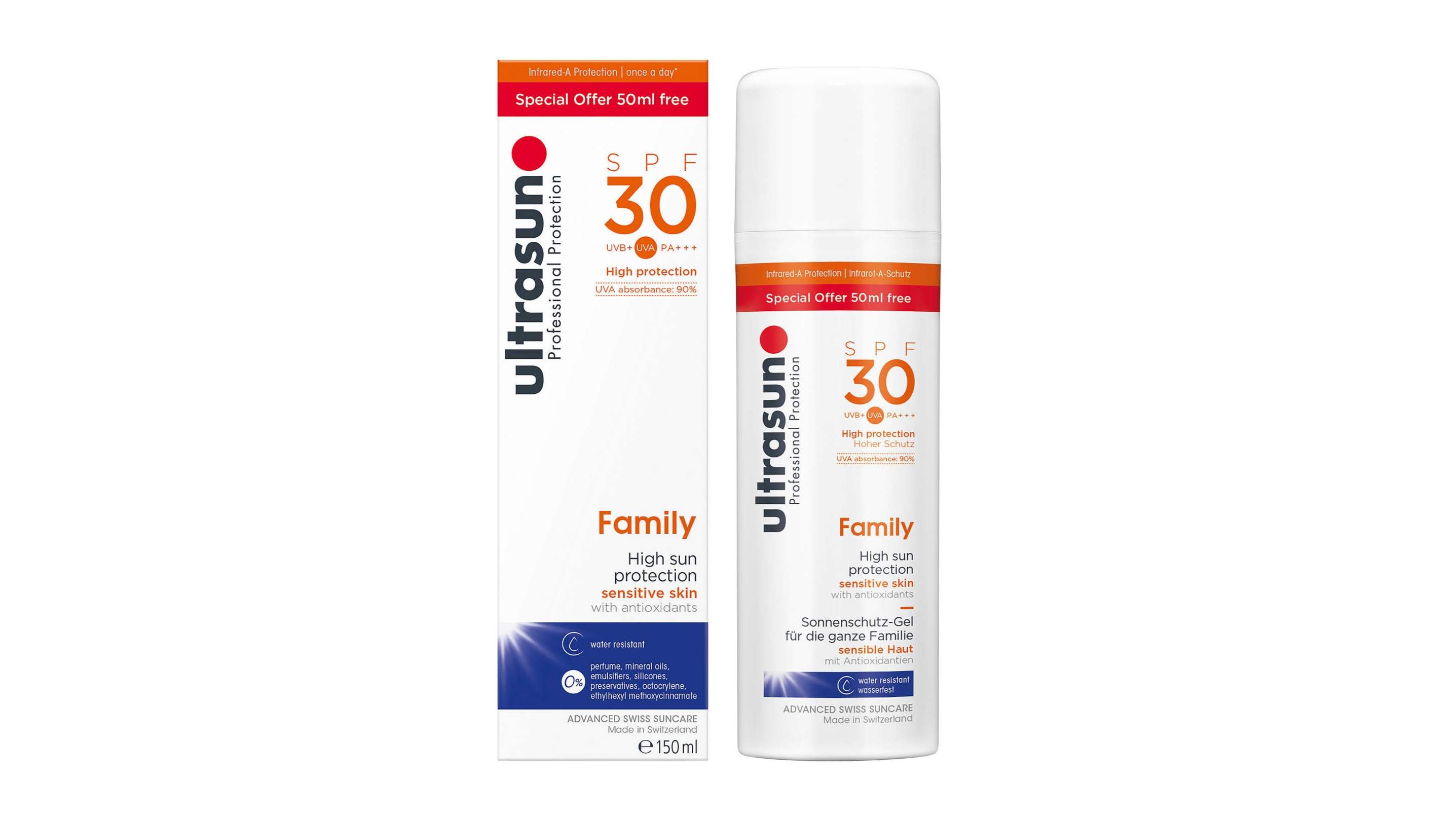 Ultrasun Family Ultra Sensitive Sun Cream