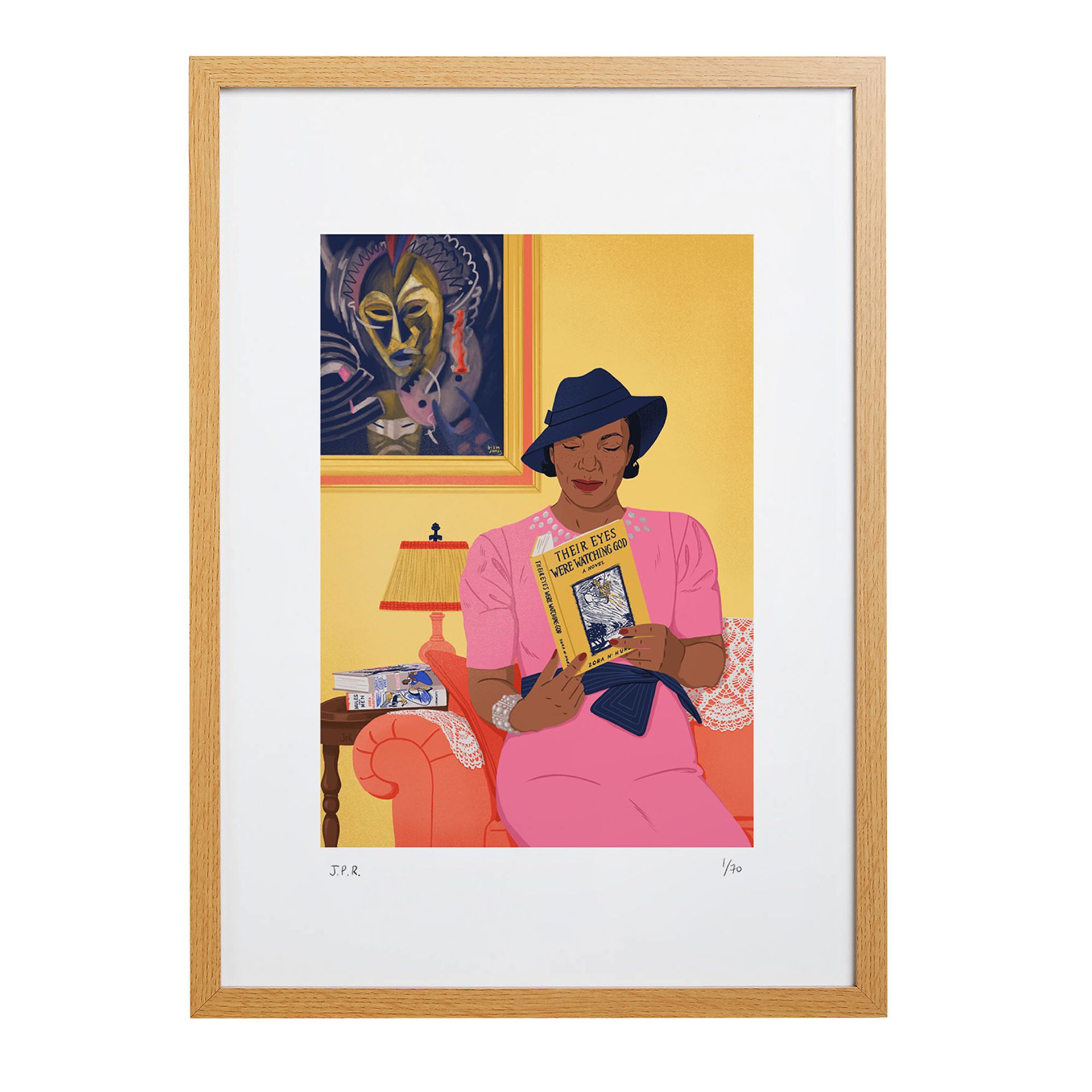 Zora Neale Hurston art print Judith P Raynault Studio