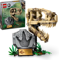 Lego Jurassic World Dinosaur Fossils T. Rex Skull