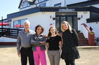 Alex Polizzi joins Philip, Kelly and Charlotte at the Gracellie Hotel for episode 2.