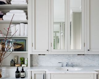 Organizing a medicine cabinet grey bathroom storage cabinets