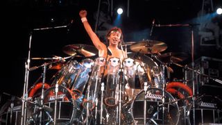 Alex Van Halen on stage 