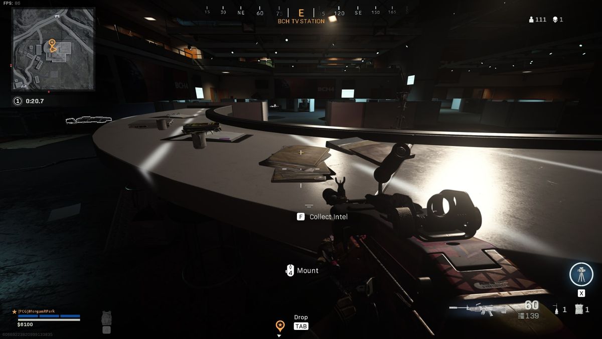Fractured Intel location 1: TV Station news desk