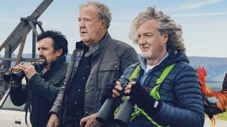 &#039;The Grand Tour Presents: Carnage a Trois’ sees Richard Hammond, Jeremy Clarkson and James May asking questions of French cars. 