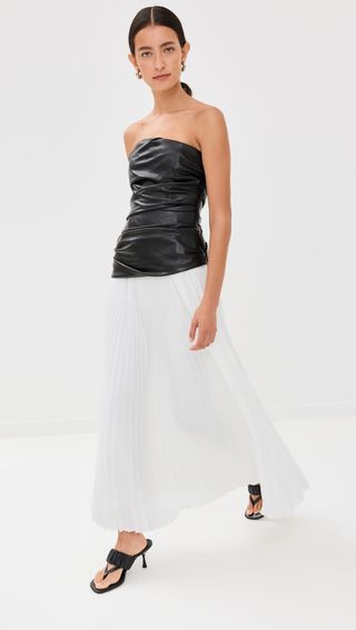 Arie Strapless Bustier Dress