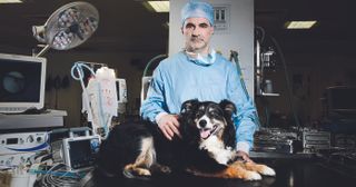 Noel Fitzpatrick’s series of bionic specials continues with a look at regenerative medicine as he attempts to help a seven-month-old Italian spinone, Flo, who has a hole in her shoulder bone.