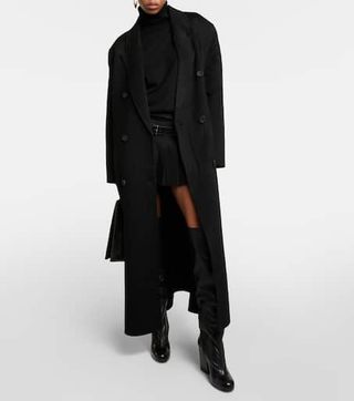 Gaia Oversized Wool-Blend Coat