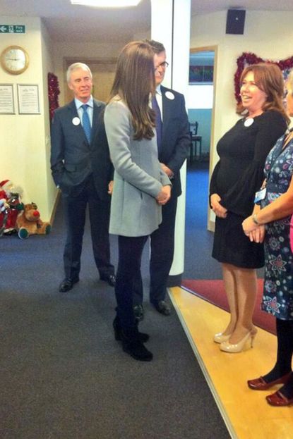 Kate Middleton meets children and their families at Shooting Star Children's Hospice
