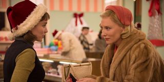 Cate Blanchett and Rooney Mara in Carol.