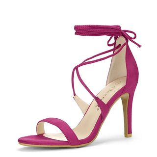 Allegra K Stiletto Lace-up Sandals