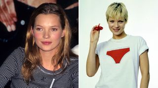 kate moss hair transformation - before and after photos