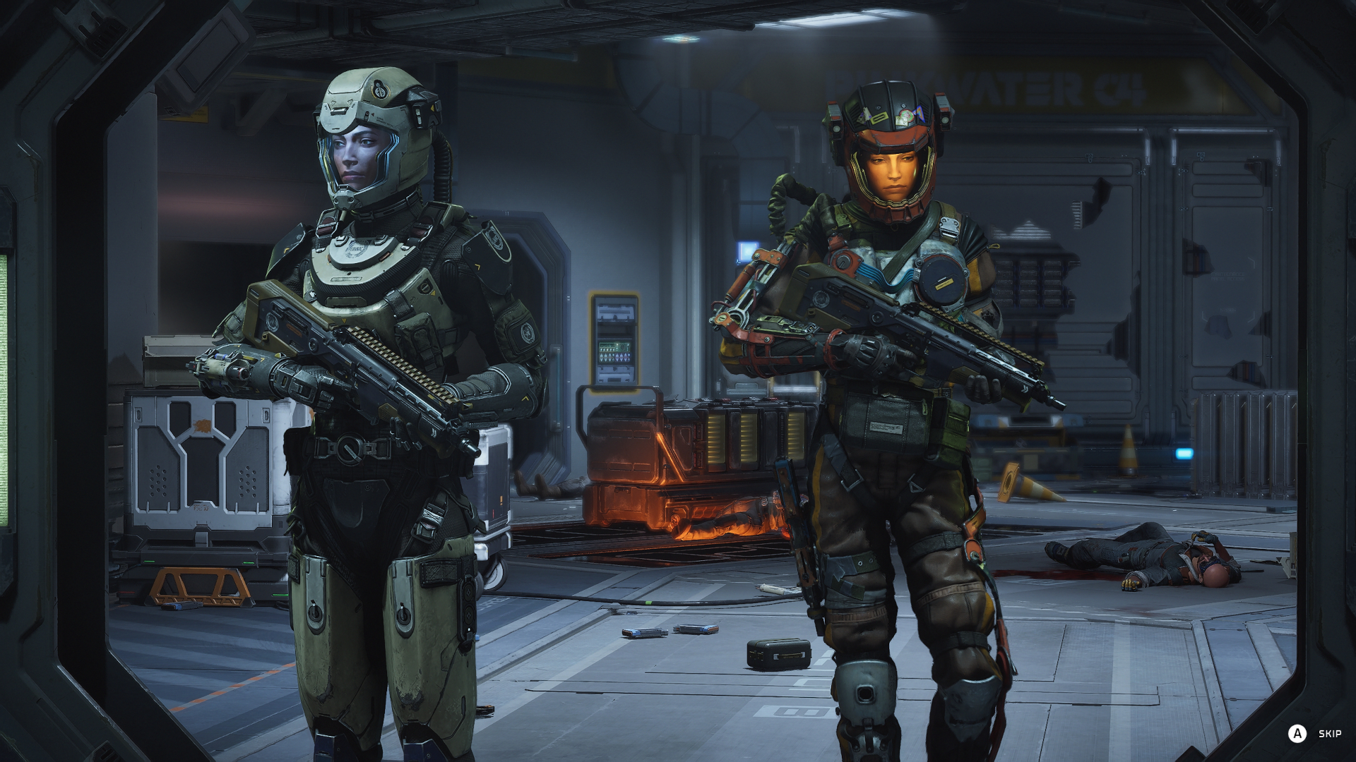 Screenshot from The Expanse: Osiris Reborn preview.