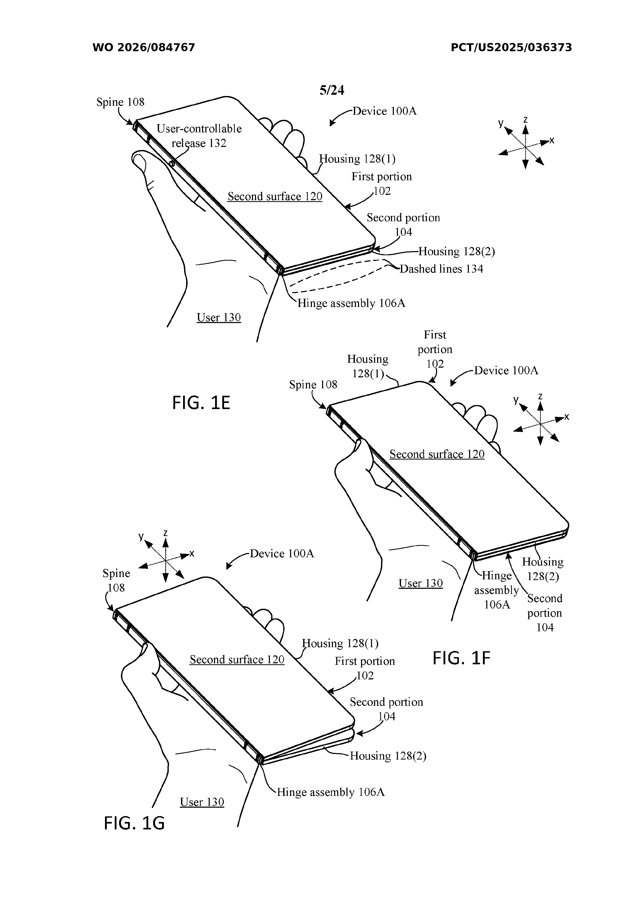 Surface Phone Hinge Patent