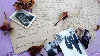 old family photos and letters