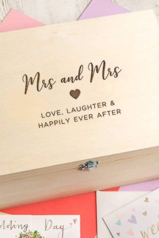 Wedding Keepsake Box - wedding gift ideas
