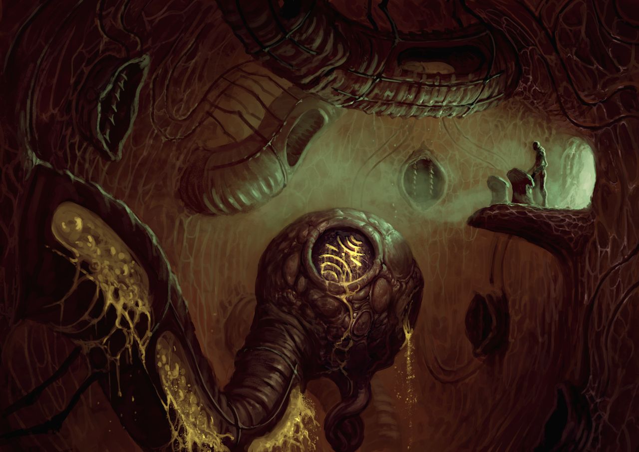 Concept art for Scorn.