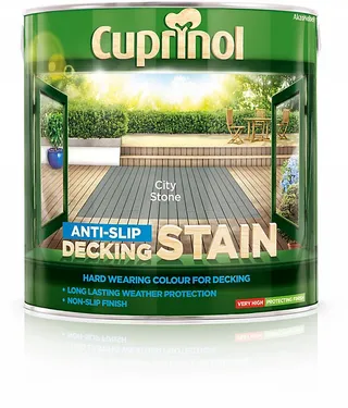 Cuprinol City Stone Matt Decking Wood Stain, 2.5l