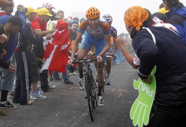 Ryder Hesjedal (Garmin - Transitions) put in a fine performance to finish fourth.