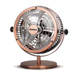 Small copper tabletop fan