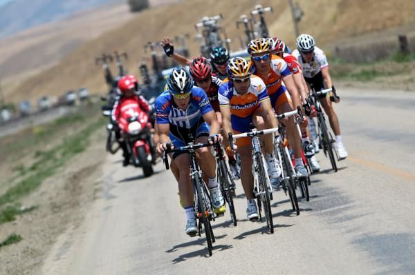 The day's break almost succeeded until Oscar Freire (Rabobank) was caught with 2.5km to go
