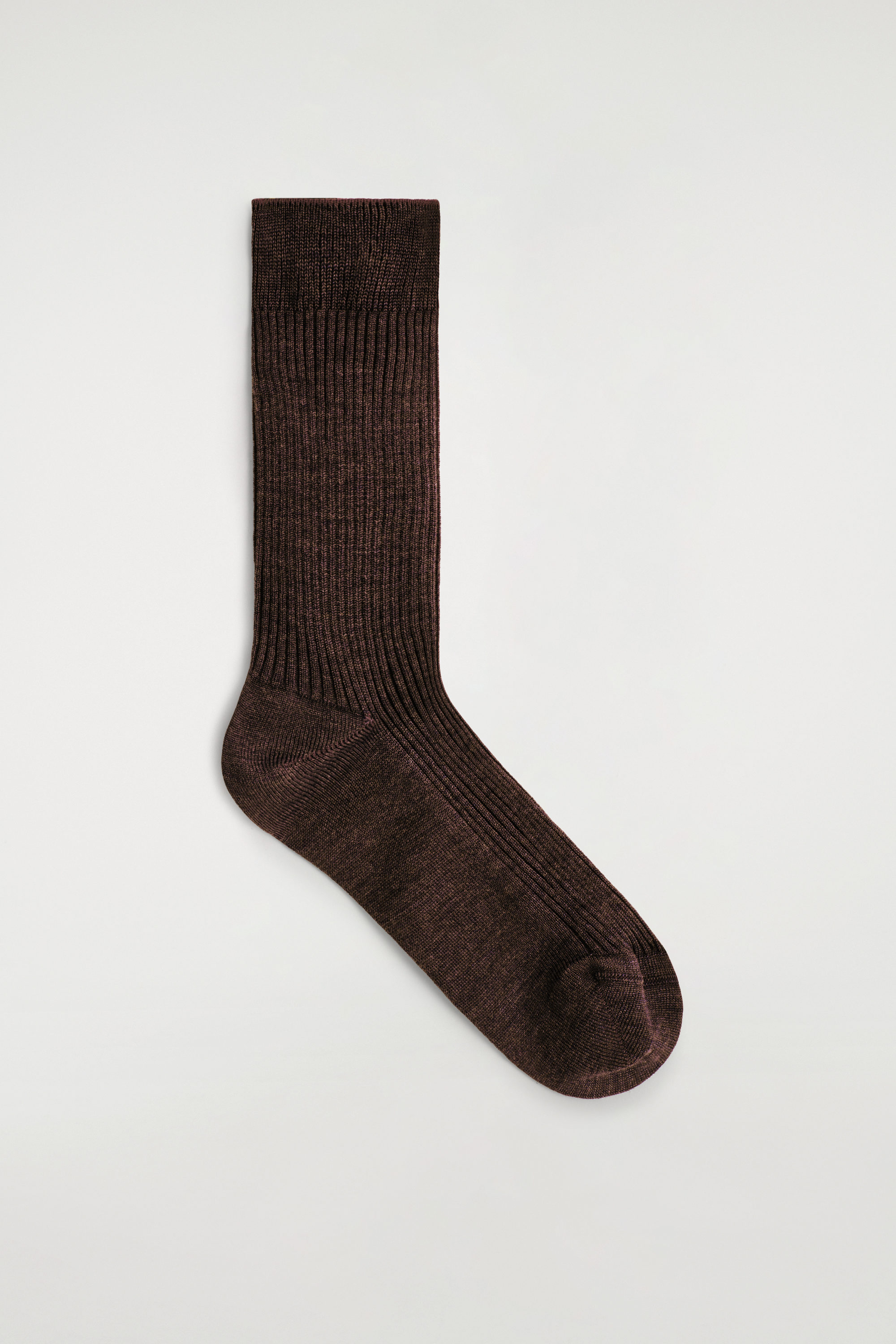 Ribbed Silk Socks