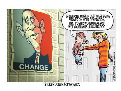 The most Obama can change: A diaper?