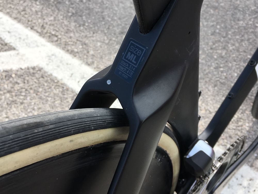 Wider seat stays can encourage better airflow around the rear wheel