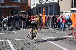Belgian champion Stijn Devolder (Vacansoleil-DCM) is a popular man in Flanders.