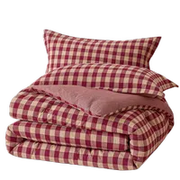 4. Cyusri Cotton Plaid Bed Set 4. Cyusri Cotton Plaid Bed Set
