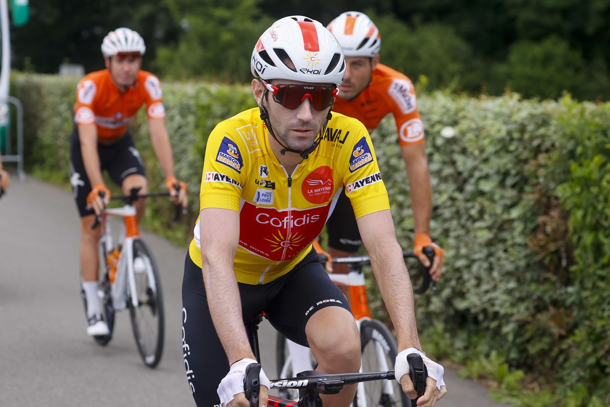 Boucles de la Mayenne 2022 - 47th Edition - 4th stage - MartignÃ©-sur-Mayenne - Laval 180Â km - 29/05/2022 - Benjamin Thomas (FRA - Cofidis) - photo Rafa Gomez/SprintCyclingAgencyÂ©2022 