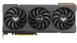 An Asus RTX 4070 Ti against a white background