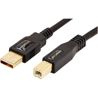 Amazon Basics USB 2.0 Printer cable | Type-A to Type-B | 10 feet | $7.64