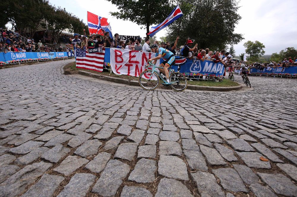 The cobbles on Libby Hill