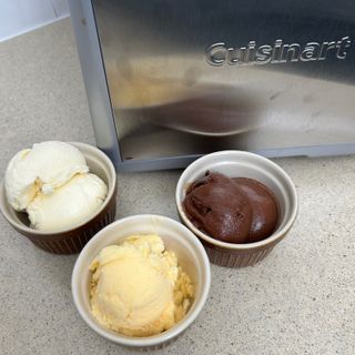 Reviewing the Cuisinart ice cream maker at home