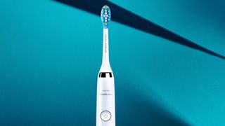 A close up of the Philips Sonicare – one of the best electric toothbrushes