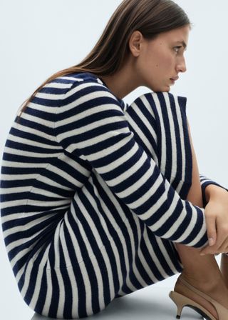 Striped Sweater Dress - Women | Mango United Kingdom