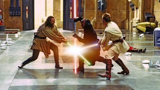 "The Phantom Menace," the first film of the "Star Wars" prequels.