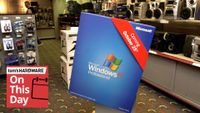 Windows XP pre-retail display