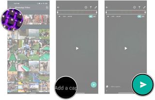 How to send video from your gallery in WhatsApp for Android