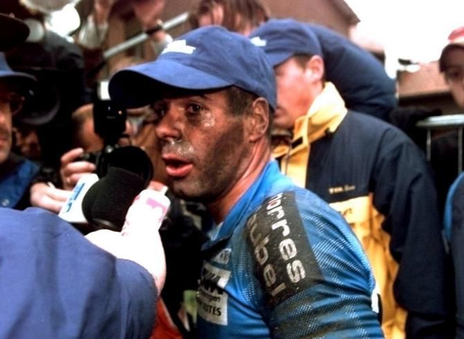 Peter Van Petegem (Belgium) after the Valkenburg Worlds in 1998