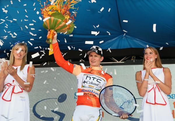 Race winner Andre Greipel (HTC-Columbia).