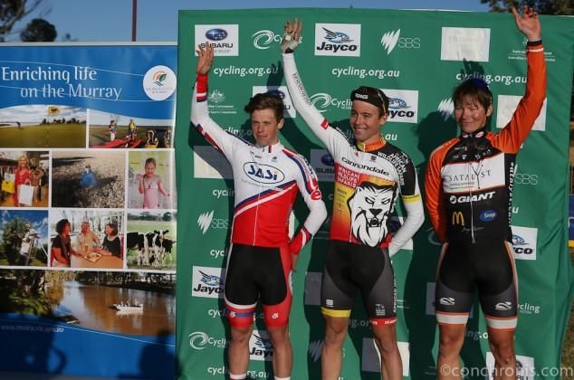 The top three from stage 6