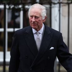 Britain's King Charles III leaves the London Clinic, in London, on January 29, 2024. Britain's King Charles III, 75, stayed the London Clinic following prostate surgery on January 26, 2024.