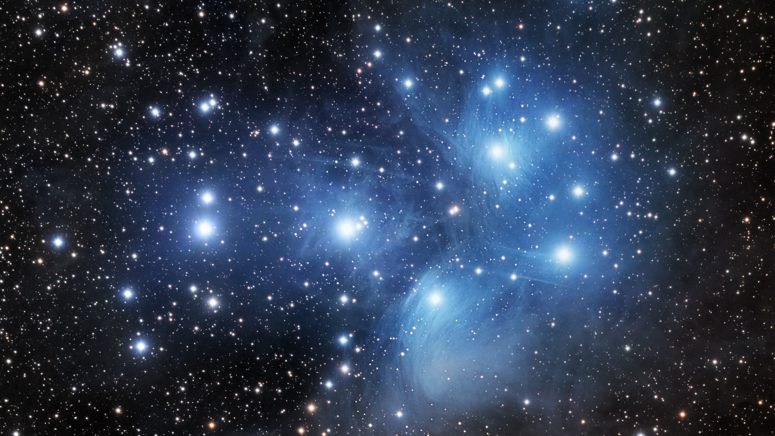 thumbnail image 2 of The Pleiades Star Cluster In Taurus Constellation 2 of 14