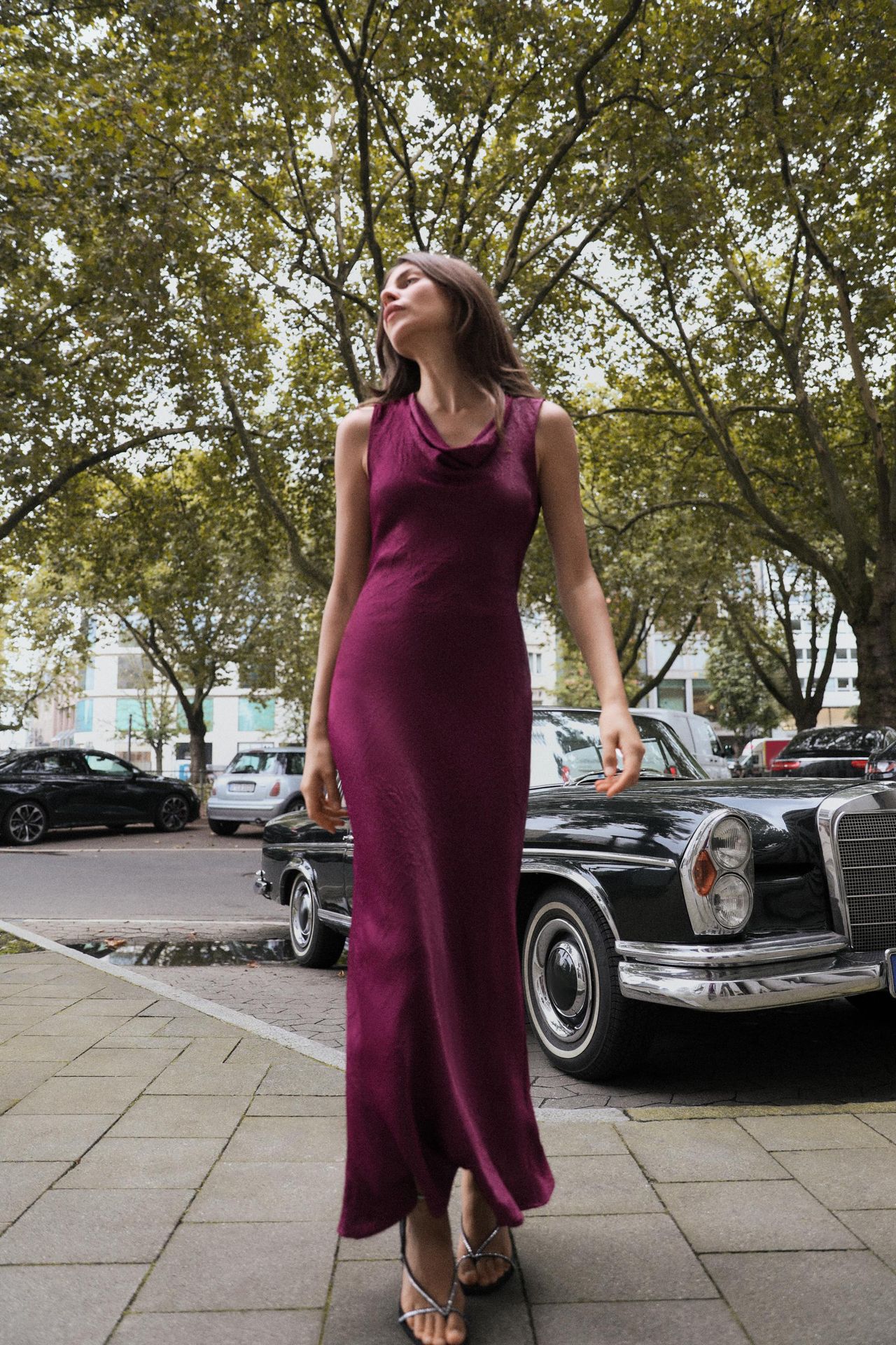 trending satin dress