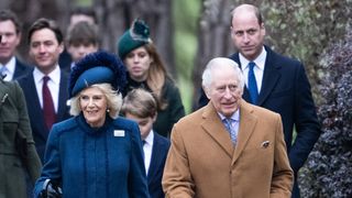 King Charles and Queen Camilla attend the Christmas Day service in 2022