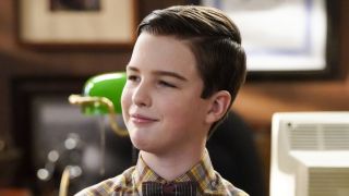 Iain Armitage as Sheldon on Young Sheldon